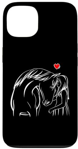 Pferde Mädchen Liebe Reiterin Pferd Liebhaberin Hülle für iPhone 13