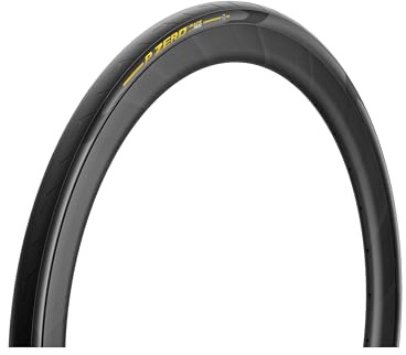 Pirelli P-Zero Race RS Folding Road Bike Tyre, TLR Tubeless Ready, 700 x 28c, Team Edition Yellow | SmartEVO, Speedcore, 127TPI, Team Edition