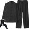 Comebachome Uniforme de Kung fu, 1 Ensemble Uniformes de Tai-chi Traditionnel Chinois, Tenue d'arts Martiaux en Coton Respirant, vêtements Traditionnels Chinois pour Hommes (XL)
