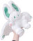Peluche lapin chauve-souris,Mignon volant chauve-souris aile conception lapin en peluche animaux en peluche | Jouets en peluche de lapin de 13,7 pouces, jouets réalistes de de lapin en peluche de lapi