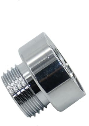 Female 3/4 to1/2 Male Brass Adapter G3/4 Reducing Joint G1/2 Threaded Connector Washing Machine Fittings 1 pcs,Silver