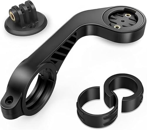 MODJUEGO Adaptateur de montage avant pour vélo Garmin Edge GPS compatible avec guidon de 25,4 à 31,8 et 35 mm