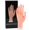 Main d Entrainement pour Ongle,Silicone Mains d Entrainement pour Ongle,Modèle de Pratique à Ongles,Main Artificielle pour la Formation de Démarreur Fake Nail Art,Manucure Bricolage