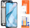 Écran LCD pour Xiaomi Redmi A3 23129RN51X LCD Écran pour Xiaomi Redmi A3 LCD Écran Tactile Assemblée avec Réparation Outils (Noir avec Cadre)