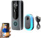 GuardianBell Pro – Smart WiFi Doorbell & Security Cam in One, 1080P Video Doorbell Camera, Live View and Two-Way Audio, Smart Human Motion Detection, Smart Video Doorbell for Home Indoor Outdoor