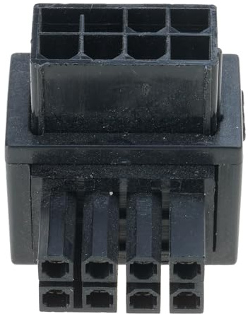 Fahoujs 8Pin Graphics Grafikkarten Connector Mainboard CPU 8Pin Servolenkinder 90 Grad Adapter Desktops Graphics Video GPU Power Adapter