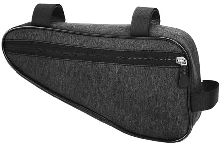 alloneslife Bike Frame Mounted Organiser Bag Spacious Storage Compartment Quick Install Reinforced Polyester Fabric for Cycling Gear Road Bike Front Bag Organizer