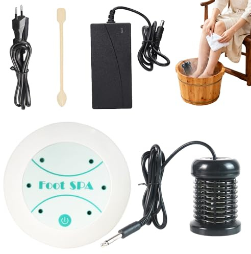 Baño de Pies Iónico, ADDLIVE Masajeador de Pies con Agua, Hidromasaje para Pies, Favorece la Circulación Sanguínea, Mejora la Calidad del Sueño y Alivia el Estrés(Sin Cuenca)