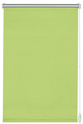 GARDINIA Thermo-Rollo mit Thermo-Rückseite zum Klemmen oder Kleben, Höchste Lichtreflektion, Energiesparend, Lichtundurchlässig, Alle Montage-Teile inklusive, EASYFIX Rollo Thermo, Apfelgrün, 75 x 150 cm (BxH)