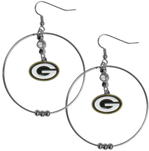 NFL Siskiyou Sports Damen-Creolen, 5,1 cm, Team-Farbe