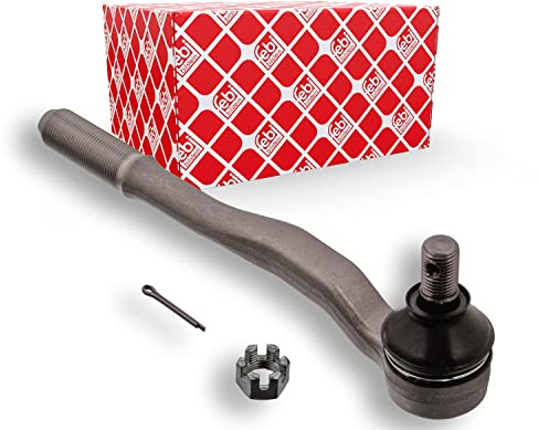 febi bilstein 43266 Spurstangenendstück mit Kronenmutter und Splint, 1 Stück
