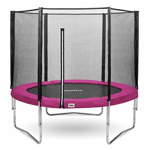 Salta Trampolin Combo Trampolin- rund - Ø213cm - Pink