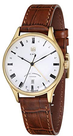 DuFa HerrenArmbanduhr Analog Quarz Leder DF-9006-03