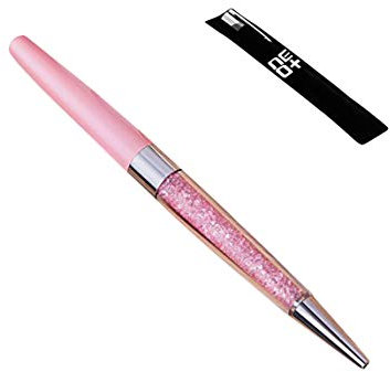 Crystal Kugelschreiber aus 140 glitzernden Kristall-Elementen (ROSA + 1 Stift Nachfüllungen)