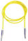 L&L® 3.5mm Nylon Stereo Jack To Jack Audio Headphone Aux Cable Lead for iPhone ipod (Yellow)