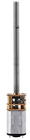 Motore elettrico DC 12V N20 Reversible Screw con albero di uscita lungo 16mm 400RPM