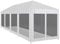 vidaXL Partyzelt 10 Mesh-Seitenwände 12x3m Gartenzelt Garten Pavillon Festzelt