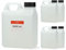 Octopus 5X Bidons de 1000 ML, bidon d'eau de 1 Litre Camping, bidons en Plastique vides pour Aliments, huiles ou Produits Chimiques, bidons en Plastique en Plastique HDPE