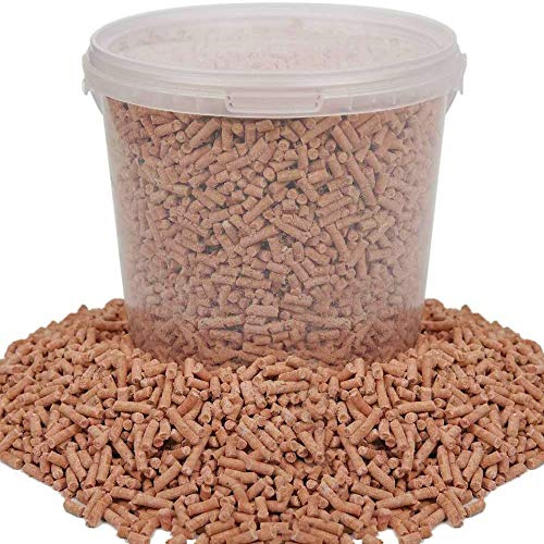 BusyBeaks Berry Suet Pellets | Premium Garden Wild Bird Food Mix | Balanced and Healthy Feed Mixture | Nutritious Berry Flavoured Pellet | Contains Tasty High Energy Vitamins and Minerals (1L Tub)