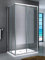 Yellowshop - Box doccia a 3 lati cabina cristallo 6 mm rettangolare quadrato 70 80 90 100 120 (cm 70 x 90 x 70, Cristallo 6mm Trasparente)