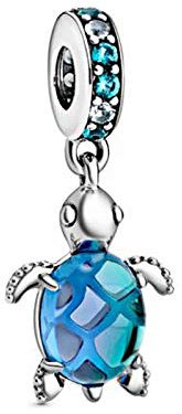 Charm Anhänger,925 Sterling Silber Murano Glas Meeresschildkröte Dangle Charms Perlen Passen Original Armbänder Frauen Diy Schmuck