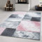 Carpetsale24 Tappeto per Soggiorno 160 x 230 cm Rosa- Design Moderno Tappeto Rettangolare a Pelo Corto per Cucina, Sala da Pranzo e Camera da Letto, Morbido e Facile da Pulire