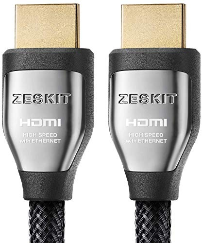 Zeskit Cinema Plus 4K 6ft High Speed with Ethernet 22.28Gbps HDMI 2.0b Cable, Compatible with Dolby Vision 4K 60Hz HDR ARC 4:4:4 HDCP 2.2