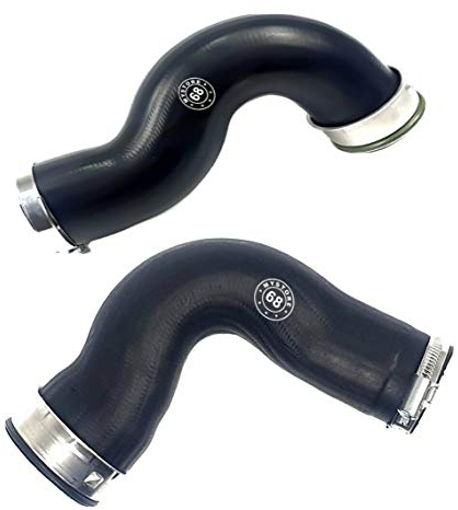 2x Ladeluftschlauch Turboschlauch Kompatibel mit MERCEDES BENZ W163 ML270 M-KLASSE CDI A1635014582 SET