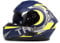 BHR Casco Integrale Moto con Doppia Visiera 814 RIDE | Casco Moto Integrale Omologato ECE con Visiera Doppia Antigraffio | Casco Moto Donna/Uomo con Sgancio Micrometrico | Thunder Yellow (Opaco) | M