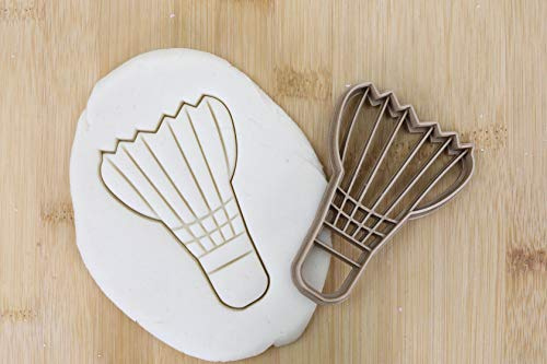 Cookie Cutter Fondant Keksstempel/Ausstechform Keksausstecher Plätzchen Badminton Federball ca. 8cm