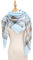 PAIHUIART Schal Damen Herren Schals Winter Halstuch Mütze Schal Poncho Imitation Cashmere Damen Schal Herbst Winter Quadratisch Handtuch Streifen Schal Schal OneSize Hellblau
