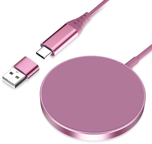 Wireless Charger Ladegerät für iPhone 16, Induktive Ladestation Kompatibel mit iPhone 15/15 Pro/15 Pro Max/ 14 13 12 Series und Air-Pods 3 2 Pro, Schnelles Kabelloses Handy Ladestation