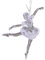 Perfeclan Weihnachtsbaum-Hängedekoration, Charm-Anhänger, transparente dekorative Weihnachtskugeln, Weihnachtsdekoration für, Tür, Schlafzimmer, Hochzeit, Ballerina-Mädchen