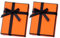 Nchdewui 2 Stück Geschenkbox Klein, Geschenkkarton mit Deckel, Schmuck Geschenkschachtel, Geschenkschachtel Schmuckschatulle für Kette, Armband, Ring Box (Orange)