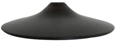 JISADER Replacement Pub Bar Stool Base Mount Plate Metal Iron Sturdy Replace Parts Accessories for Office Desk Chair, Black 41cm