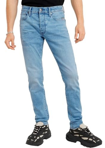 G-STAR 3301 Slim Jeans Vaqueros, Azul (Lt Aged D25742-8968-424), 32W / 34L Hombre