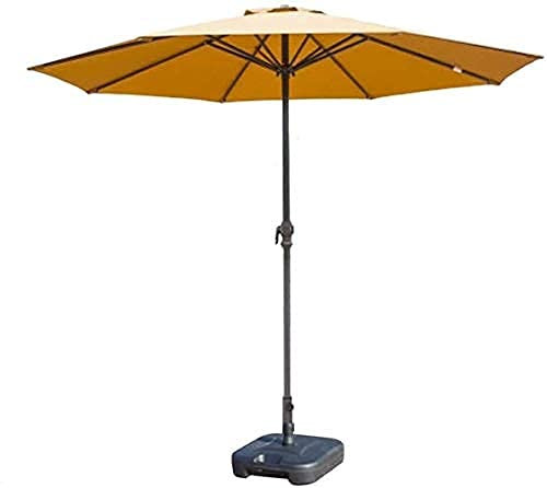 CMJSGG Sonnenschirm, Gartenschirm, 9 Fuß, Terrassen-/Gartenschirm mit Kurbel, perfekt für den Außenbereich, den Strand, kommerzielle Veranstaltungen, Märkte, Camping, den Swimmi