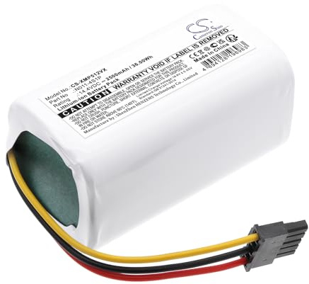 TECHTEK Batería 2500mAh Compatible con [Xiaomi] 042621, BHR5217EU, Mi Robot Vacuum Mop 2 Lite, MJSTL, Mop 2 Lite sustituye 260V-4S1P, N011-4S1P