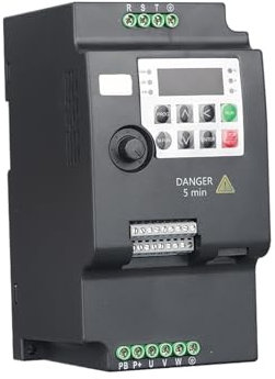 IYNWBJTS Convertisseur de fréquence triphasé 220V/380V, 0,75 KW, 1,5 KW, 2,2 KW, 4 KW, 5,5 KW, variateur de Vitesse réglable, convertisseur de fréquence, VFD(5.5KW 380V 3PH-3PH)