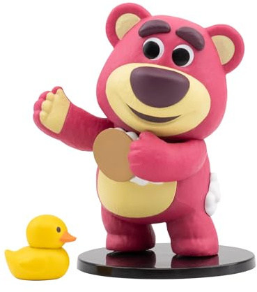 YuMe Lots-o'-Huggin' Bear Shower Time 3.2 Toy Story Figure Collectable in Hero Window Box | Licensed Lotso Disney Pixar Merchandise | Toys Gift for Kids, Adults & Movie Fans | Get All 6 Teddy Figures