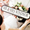 Personalised Street Sign Mr & Mrs Wedding Vintage Style Indoor Outdoor Acrylic Custom Sign Plaque Bespoke Gift Idea