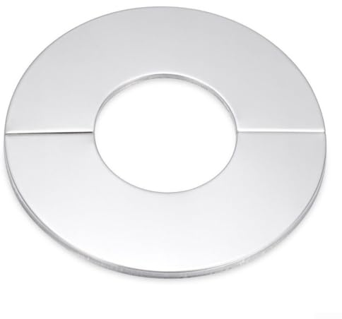 TDCuizent Copertura decorativa da parete per tubi in acciaio inox, per tubi di riscaldamento ad acqua e gas, tubo di scarico del radiatore, per cucina, bagno, casa e ufficio, finitura argento (140 x