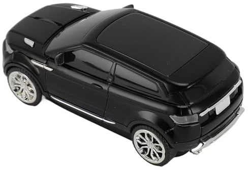 Ejoyous Sportwagen Maus Rennwagen Mouse Auto Mouse sans Fil 2,4 GHz 1600 DPI USB Récepteur Ergonomique pour PC Ordinateur Portable Mac OS X (Black)