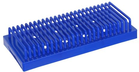 Operitacx Microscope Slide Drying Rack Plastic 5 Pcs Blue Space-Saving Multi-Layer Slide Holder for Laboratory and Storage
