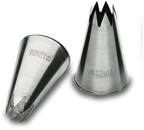 Lacor - 68900 - Pack 6 Boquilla Estrella Inox. 10cm