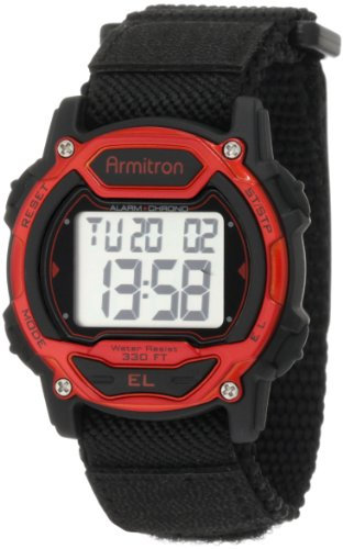 Armitron Sport Unisex Digital Chronograph Nylon Strap Watch, 45/7004