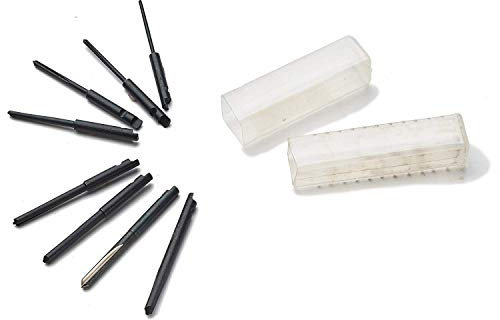 Classic Yankee Style Push Drill Replacement Bits - Spare Set of 8 Double Fluted Hand Drill Bits, Fits Most Old Stanley Models - No Chuck Needed, Ideal for Tight Spots by Kings County Tools