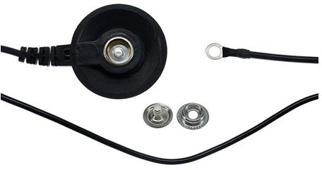 Safeguard WL32120 ESD Erdungskabel, 10mm Druckknopf/ 4mm Öse, 1.8m