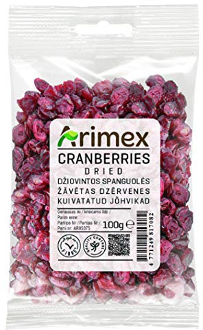 Cranberries Arimex secche, 100 g