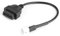 n-max,OBD2 Diagnoseadapter, 3-poliges OBD2 Fehlercodescanner Motorrad Diagnosekabel Ersatz für X-MAX N-MAX MT-125
